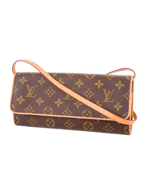 louis vuitton pochette twin gm strap|LOUIS VUITTON Monogram Pochette Twin GM.